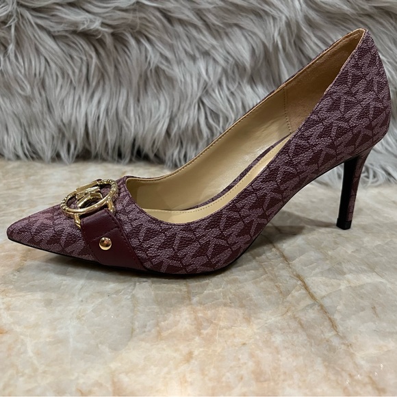 Michael Michael Kors Women’s Rory Flex Pumps. Burgundy. New - Picture 3 of 10